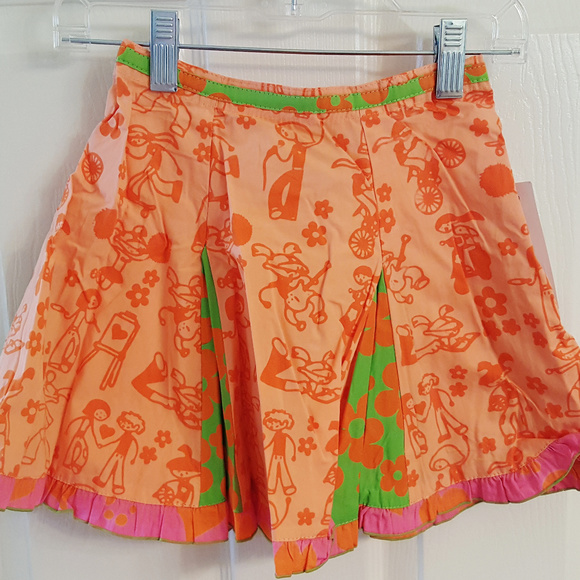 Girls SKIRT Batik Print Flair NWT Young Colors Gorgeous Youth Sizes - Picture 3 of 3